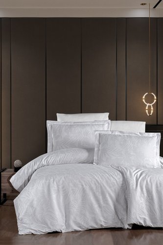 Постельное белье Karven LUCAS хлопковый сатин white семейный, фото, фотография