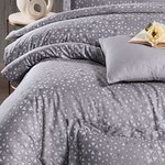 Постельное белье Karven MEGAN хлопковый сатин quicksilver 1,5 спальный, фото, фотография