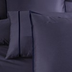 Постельное белье Sarev SARTORIA хлопковый сатин k.lacivert евро, фото, фотография