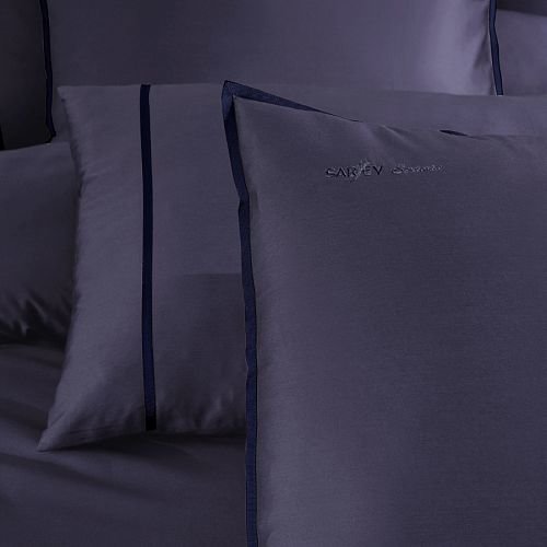 Постельное белье Sarev SARTORIA хлопковый сатин k.lacivert евро, фото, фотография