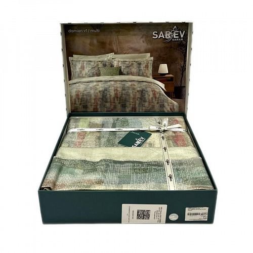 Постельное белье Sarev DAMIEN хлопковый сатин делюкс multi 1,5 спальный, фото, фотография