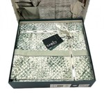 Постельное белье Sarev DNIPRO хлопковый сатин делюкс yesil евро, фото, фотография