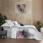 Постельное белье Sarev EFIRA хлопковый сатин делюкс beyaz 1,5 спальный, фото, фотография