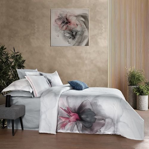 Постельное белье Sarev EFIRA хлопковый сатин делюкс beyaz 1,5 спальный, фото, фотография