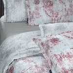 Постельное белье Sarev ROSTOV хлопковый сатин делюкс gri 1,5 спальный, фото, фотография