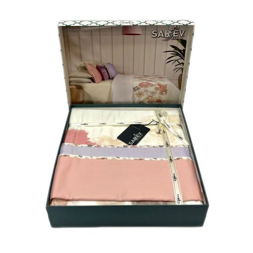 Постельное белье Sarev JOSIANE хлопковый сатин делюкс multi евро, фото, фотография