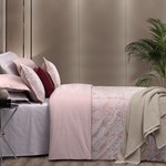 Постельное белье Sarev PLAYA хлопковый сатин делюкс pembe евро, фото, фотография