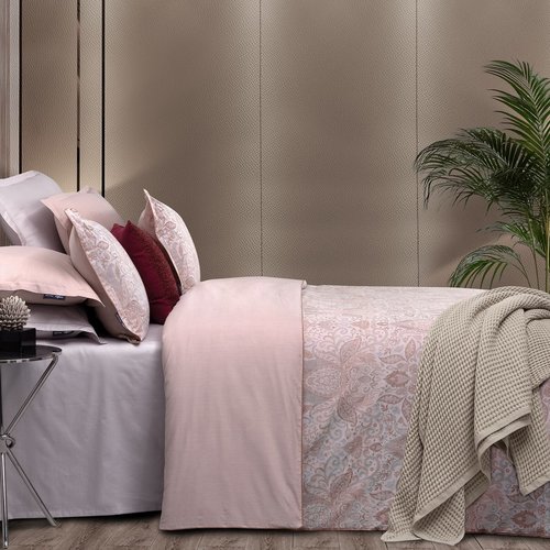 Постельное белье Sarev PLAYA хлопковый сатин делюкс pembe евро, фото, фотография