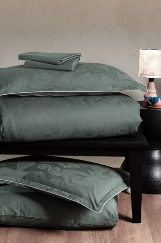 Постельное белье Karven VANDELA хлопковый сатин делюкс moonmist евро, фото, фотография