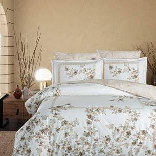 Постельное белье Karven LINA хлопковый сатин делюкс beige евро