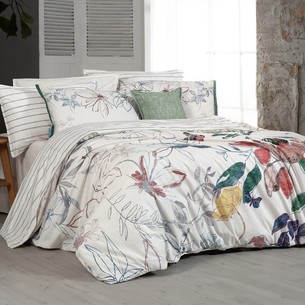 Постельное белье Sarev ADALI хлопковый поплин bej 1,5 спальный