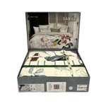 Постельное белье Sarev ADALI хлопковый поплин bej евро, фото, фотография