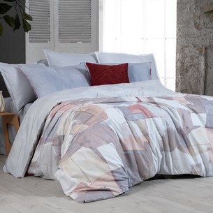 Постельное белье Sarev GAUDI хлопковый поплин multi евро