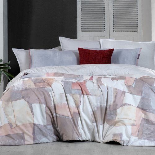 Постельное белье Sarev GAUDI хлопковый поплин multi евро, фото, фотография