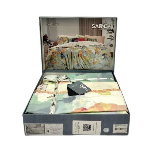 Постельное белье Sarev ROMY хлопковый поплин multi 1,5 спальный, фото, фотография