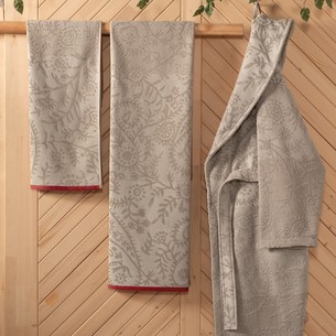 Халат женский Sarev TRISHA хлопковая махра bej L