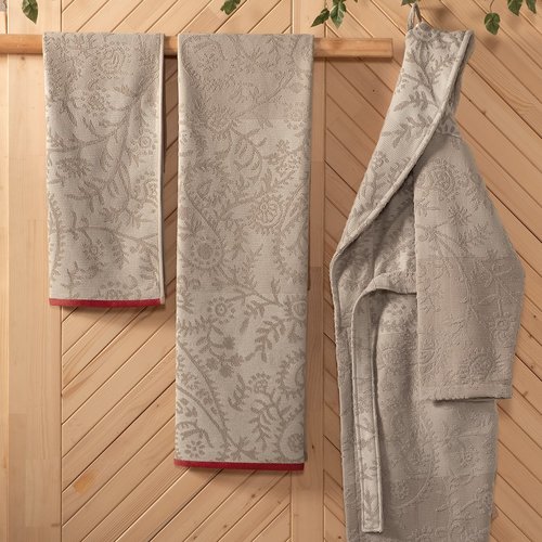 Халат женский Sarev TRISHA хлопковая махра bej L, фото, фотография