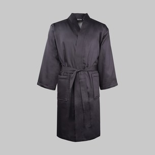 Халат Sarev MONOCHROME хлопок dark grey 2XL