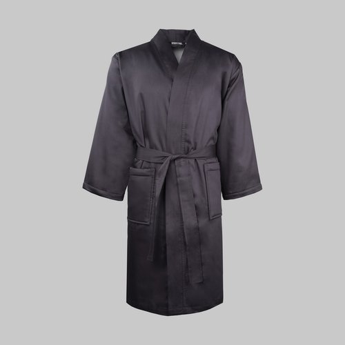 Халат Sarev MONOCHROME хлопок dark grey 2XL, фото, фотография