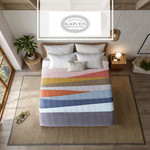 Плед-покрывало пике Karven PURE SIMPLE хлопковая вафля olive 210х235, фото, фотография