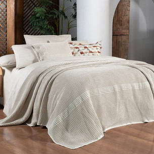 Покрывало Sarev POLENDIA хлопок bej 200х220