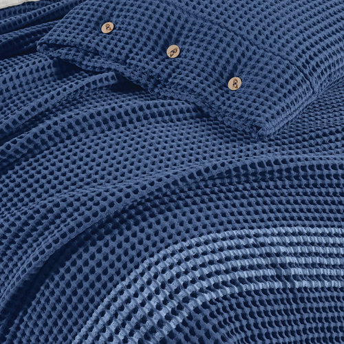 Покрывало Sarev POLENDIA хлопок mavi 200х220, фото, фотография