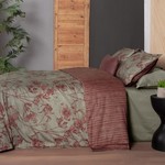 Постельное белье Sarev KRISTEN хлопковый сатин делюкс bordo евро-макси, фото, фотография