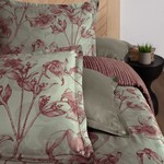 Постельное белье Sarev KRISTEN хлопковый сатин делюкс bordo евро-макси, фото, фотография