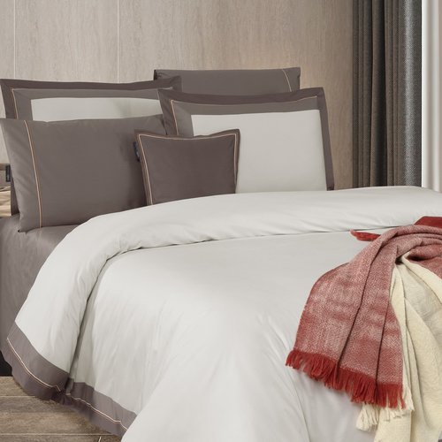 Постельное белье Sarev CORTES хлопковый сатин делюкс mocha евро, фото, фотография