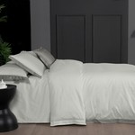 Постельное белье Sarev LAYANA хлопковый сатин делюкс beyaz евро, фото, фотография