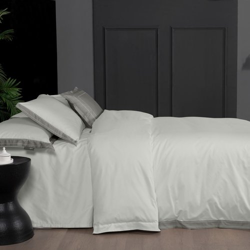 Постельное белье Sarev LAYANA хлопковый сатин делюкс beyaz евро, фото, фотография