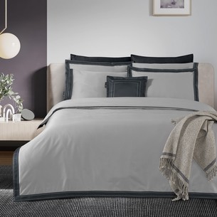 Постельное белье Sarev LAYANA хлопковый сатин делюкс gri евро