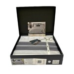 Постельное белье Sarev LAYANA хлопковый сатин делюкс gri евро, фото, фотография