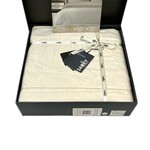 Постельное белье Sarev BORENDO JAKARLI хлопковый сатин krem евро, фото, фотография