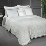 Постельное белье Sarev SHAKIRA JAKARLI хлопковый сатин beyaz евро, фото, фотография