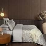 Постельное белье Sarev FREDO JAKARLI хлопковый сатин делюкс mocha евро, фото, фотография