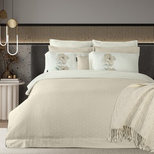 Постельное белье Sarev LORENT JAKARLI хлопковый сатин делюкс ekru евро