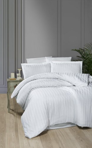 Постельное белье Karven ДЛЯ ГОСТИНИЦ хлопковый сатин 1,5 спальный, фото, фотография