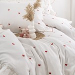 Постельное белье Zebra Casa RUBY NAKISLI хлопковый сатин евро, фото, фотография