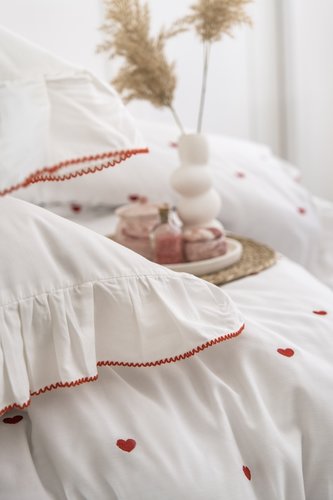 Постельное белье Zebra Casa RUBY NAKISLI хлопковый сатин евро, фото, фотография