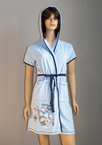 Халат Virginia Secret hlt1204 Голубой S/M/L/XL, фото, фотография
