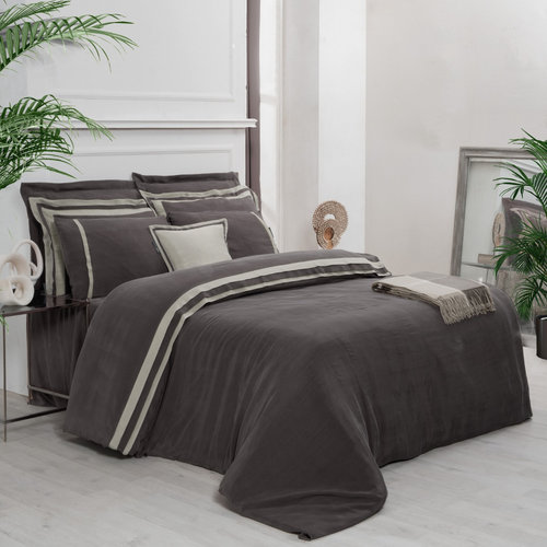 Постельное белье Sarev KIMERA CUPRO купро kahve евро, фото, фотография