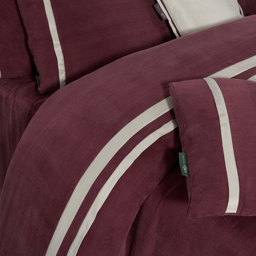 Постельное белье Sarev KIMERA CUPRO купро bordo евро, фото, фотография