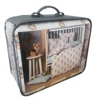 Детское постельное белье в кроватку с одеялом и подушкой Maison Dor BEBICO TOMMY хлопковый сатин голубой, фото, фотография