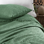 Покрывало пике Sarev CHER хлопок a.yesil 220х240, фото, фотография