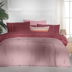 Постельное белье с покрывалом Sarev EVA ELDON хлопковый поплин pembe евро, фото, фотография