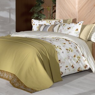 Постельное белье с покрывалом Sarev EVA JADON хлопковый поплин sari евро