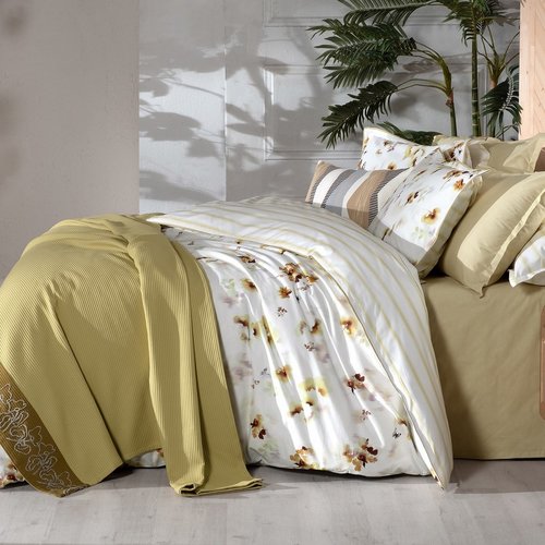 Постельное белье с покрывалом Sarev EVA JADON хлопковый поплин sari евро, фото, фотография