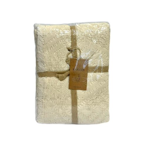 Плед-покрывало Karven CARMEN хлопковый муслин naturel 220х240, фото, фотография