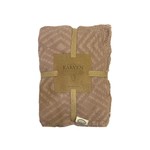 Плед-покрывало Karven CARMEN хлопковый муслин kahve 220х240, фото, фотография